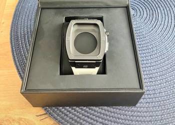 Elegancki zestaw RYUEUYA do Apple Watch 44/45 mm czarny lub złoty