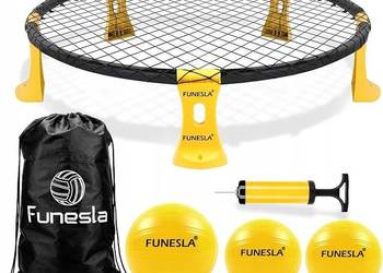 Zestaw Do Gry W Piłkę Siatkową Z 3 Piłkami Spike FuneslaBall