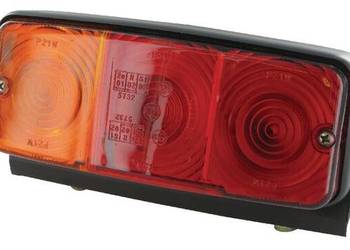 Lampa tylna zespolona, prostokątna lewa czerwona/pomarańczowa przykręcana…