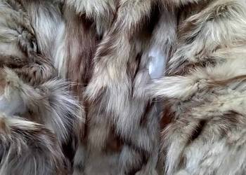 Futro naturalne z lisa oversize