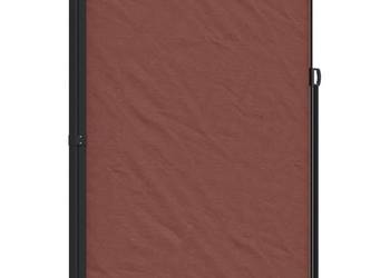 vidaXL Zwijana markiza boczna, brązowa, 220x500 cm(SKU:4004479)