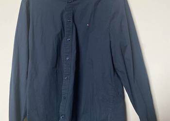 Elegancka koszula męska - TOMMY HILFIGER - długi rękaw - XL - OKAZJA
