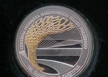 10 zł Centrum Pieniądza NBP S.Skrzypka 2016 r.-mennicze-lustrzanka