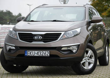 Kia Sportage Czarna Zarejestrowana 1.6GDI 135KM Serwis Navi Skóra Parktron…