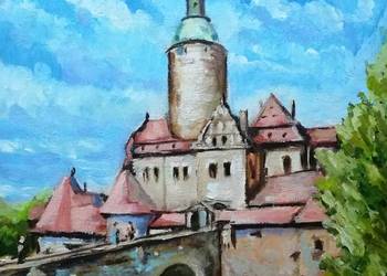 Zamek Czocha obraz olejny