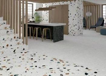 Twardy gres LASTRIKO Terrazzo Straciatella 120x60