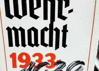 Wehrmacht 1933-1939 książki wojenne outlet antykwariat histo