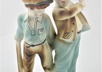 Chłopcy urwisy Arpo Rumunia biskwit lata 60/70te wys.23cm