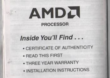 AMD Processor Inside You'll Find...