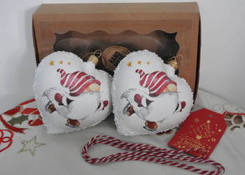 Bombki, decoupage, handmade, prezent, święta