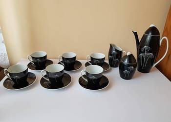 Kompletny serwis TOM na 6 osób, Wałbrzych, porcelana PRL