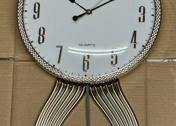 Zegar ścienny salonowy wahadłowy z diamentami