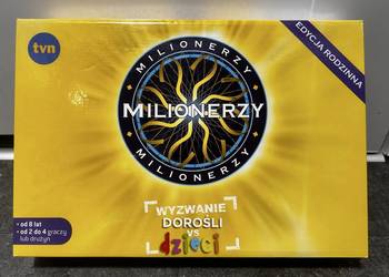 Gra Milionerzy gra milionerzy dorośli vs dzieci gra planszowa milionerzy