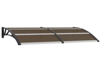 vidaXL Daszek nad drzwi, czarny, 200 x 100 cm, PC(SKU:45635)