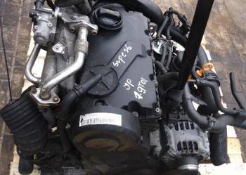 Silnik kompletny Superb 1.9 TDI BPZ BSV 115K 07r Skoda OE