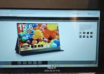 Yodoit przenośny monitor 15.6"