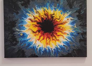 Obraz akrylowy ręcznie malowany