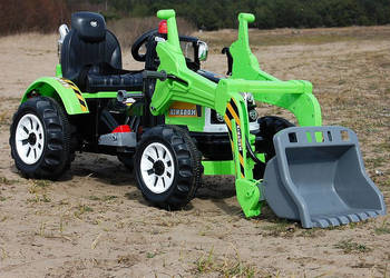 BAWIBUS.PL auto na akumulator TRAKTOR Z ŁYŻKĄ KOPARKA autko traktorek