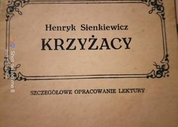 Krzyżacy Sienkiewicz unikat okazy analizy lektury szkolne Krzyżacy Sienkiewicz unikat okazy analizy lektury szkolne