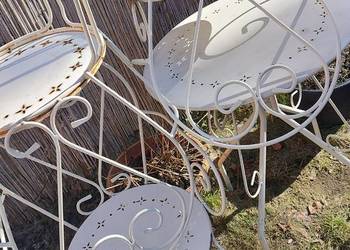 Stoł i 3xkrzeszła retro styl