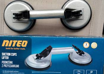 Podnośnik przyssawkowy podwójny udźwig do75kg Nowy