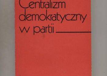 Centralizm demokratyczny w partii