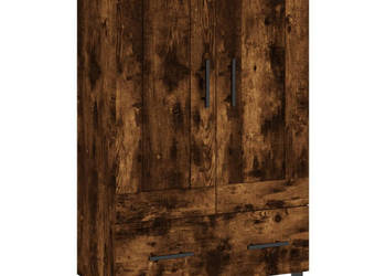 Wysoka szafka przydymiony dąb 695x31x115 cm WM-830353