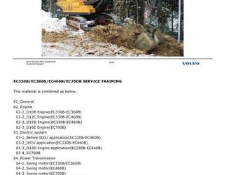 Volvo EC330B EC360B EC460B EC700B instrukcja napraw