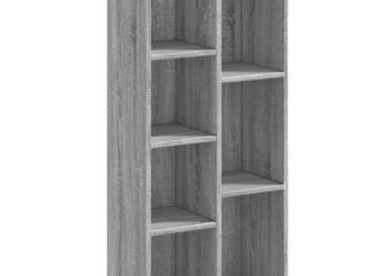 Regał szary dąb sonoma 50x25x105 cm materiał drewnopochodny WM-852794