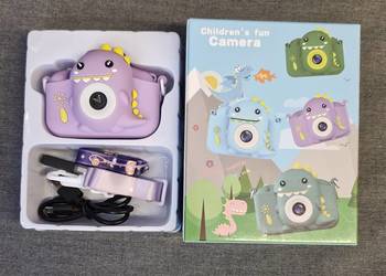 Aparat dla dzieci fotograficzny Gofunly C3 20 Mpx fiolet