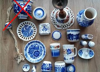 ZESTAW FAJANS WŁOCŁAWEK PRL