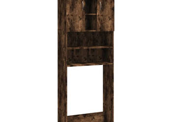 Szafka na pralkę przydymiony dąb 64 x 255 x 190 cm WM-815957
