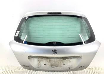 KLAPA TYŁ PEUGEOT 207 Hatchback 06-15 LAKIER SZAROŚĆ ALUMINIUM