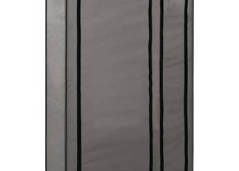 Składane szafy 2 szt. szare 110 x 45 x 175 cm tkanina WM-282425