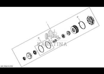 RE530194 John Deere 8345R - Zestaw pompy