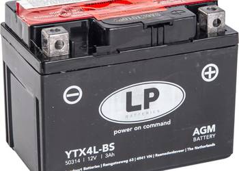 Akumulator motocyklowy Landport YTX4L-BS 12V 3Ah 40A