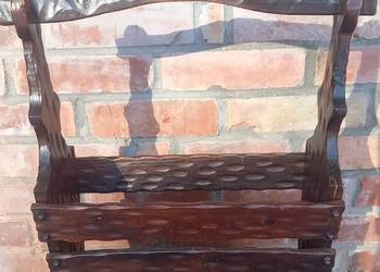 Gazetnik drewniany holenderski stojak na gazety (720)