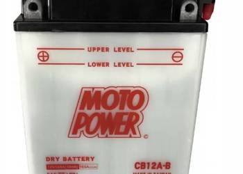 Akumulator motocyklowy MotoPower CB12A-B YB12A-B 12V 12Ah 16