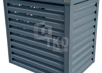 Osłona klimatyzatora pompy ciepła 80x50x130 antracyt TKD458