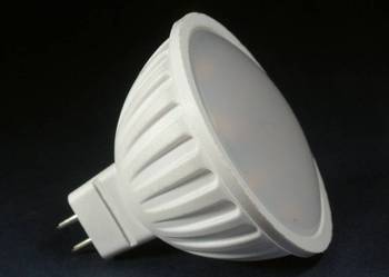 Jak 35W - Żarówka diodowa 12 SMD 4,5W MR16 12V AC/DC ledowa LED ciepła