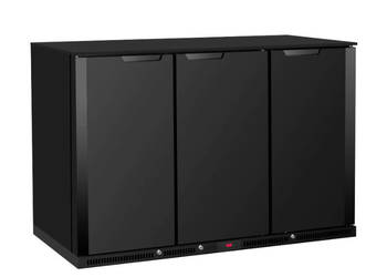 Profesjonalna Szafa Barowa Witryna Chłodnicza 3-Drzwiowa 303l Dbq300lo