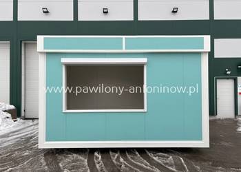 NOWY Pawilon Handlowy Kontener Gastronomiczny Lody Gofry Kawa Sushi OD RĘKI