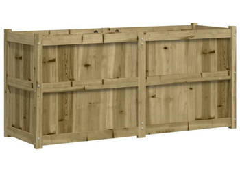 Donica ogrodowa 150x50x70 cm impregnowane drewno sosnowe WM-837493