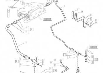 New Holland T6010 Wąź giętki 47130532