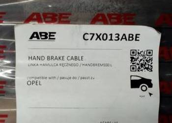 Linka hamulca ręcznego opel Vectra signum
