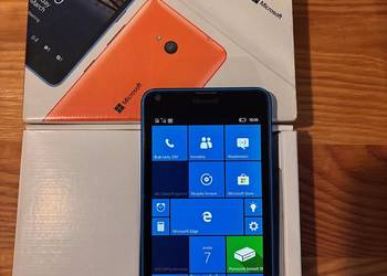 Microsoft Lumia 640 niebieska Windows Phone pudełko sprawna