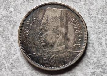 22) EGIPT srebro - 2 Piastry - 1937 r.