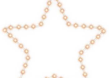 vidaXL Świąteczna dekoracja w kształcie gwiazdy（SKU:343292）