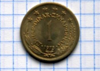 1 DINAR 1973 ROK - JUGOSŁAWIA