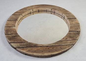 Lustro, do łazienki, salonu ścienne ze szpuli koło 80 cm